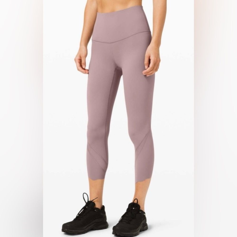 lululemon Mesh and Scalloped Leggings